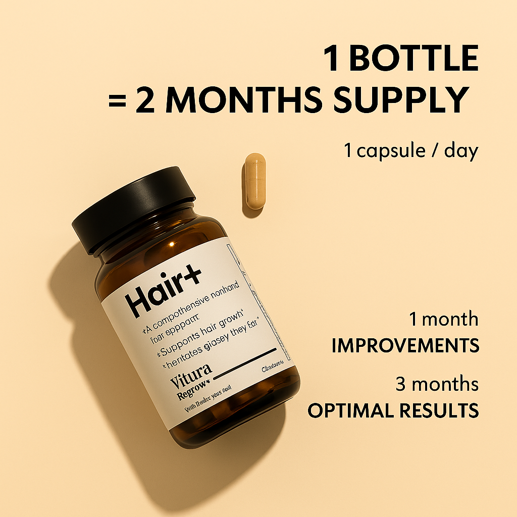 Vitura Regrow+: All-in-One Hair Growth Capsules