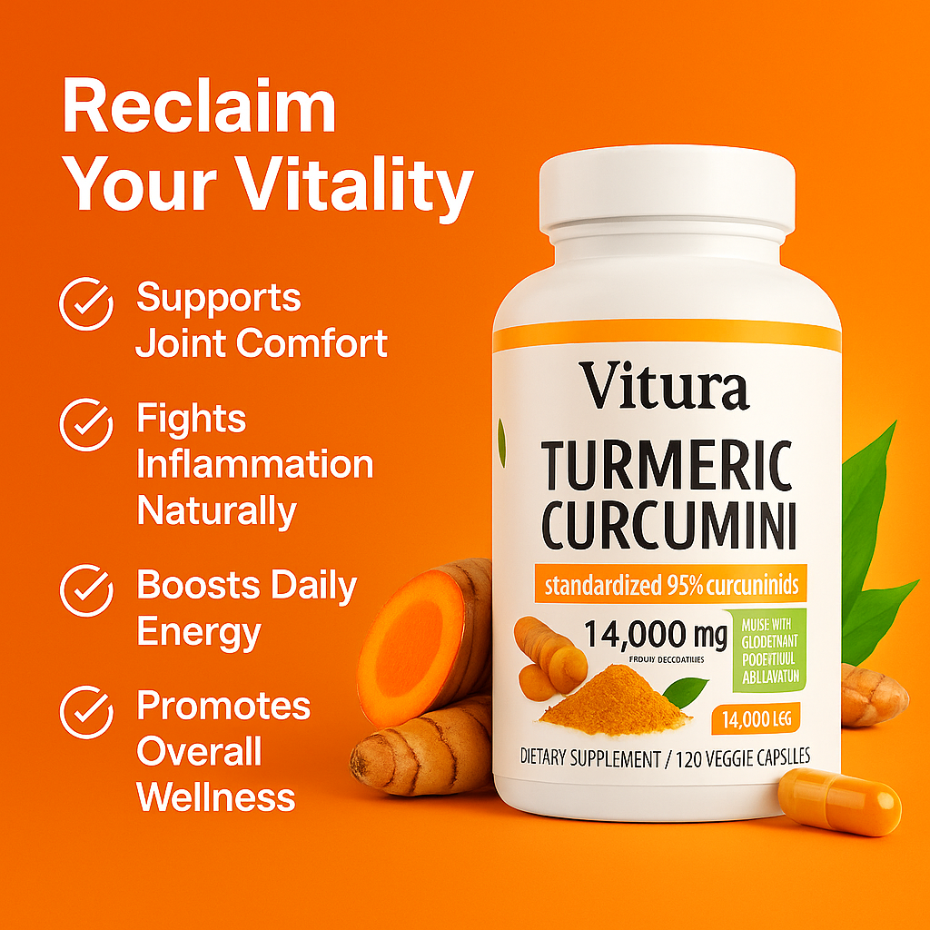 Vitura – Pure Turmeric Curcumin 1400mg