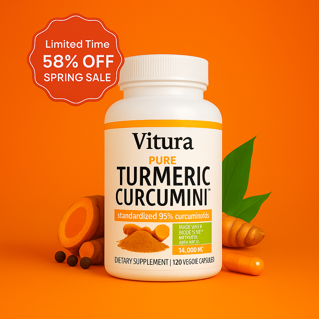 Vitura – Pure Turmeric Curcumin 1400mg